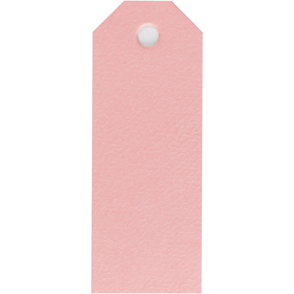 Manila-Anhänger rosa, 20 Stück