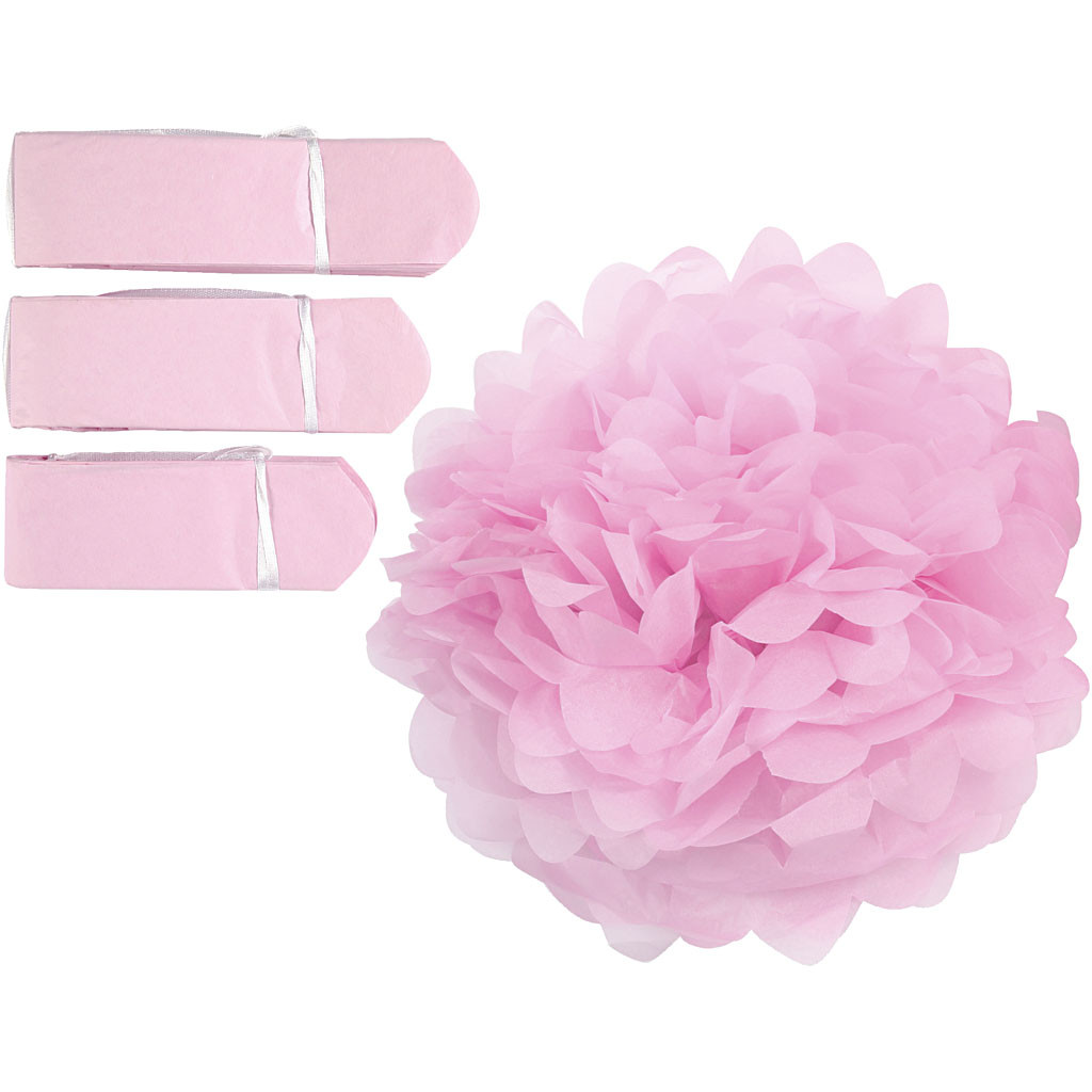 Seidenpapier Pompon Rosa Seidenpapier Pompon Rosa