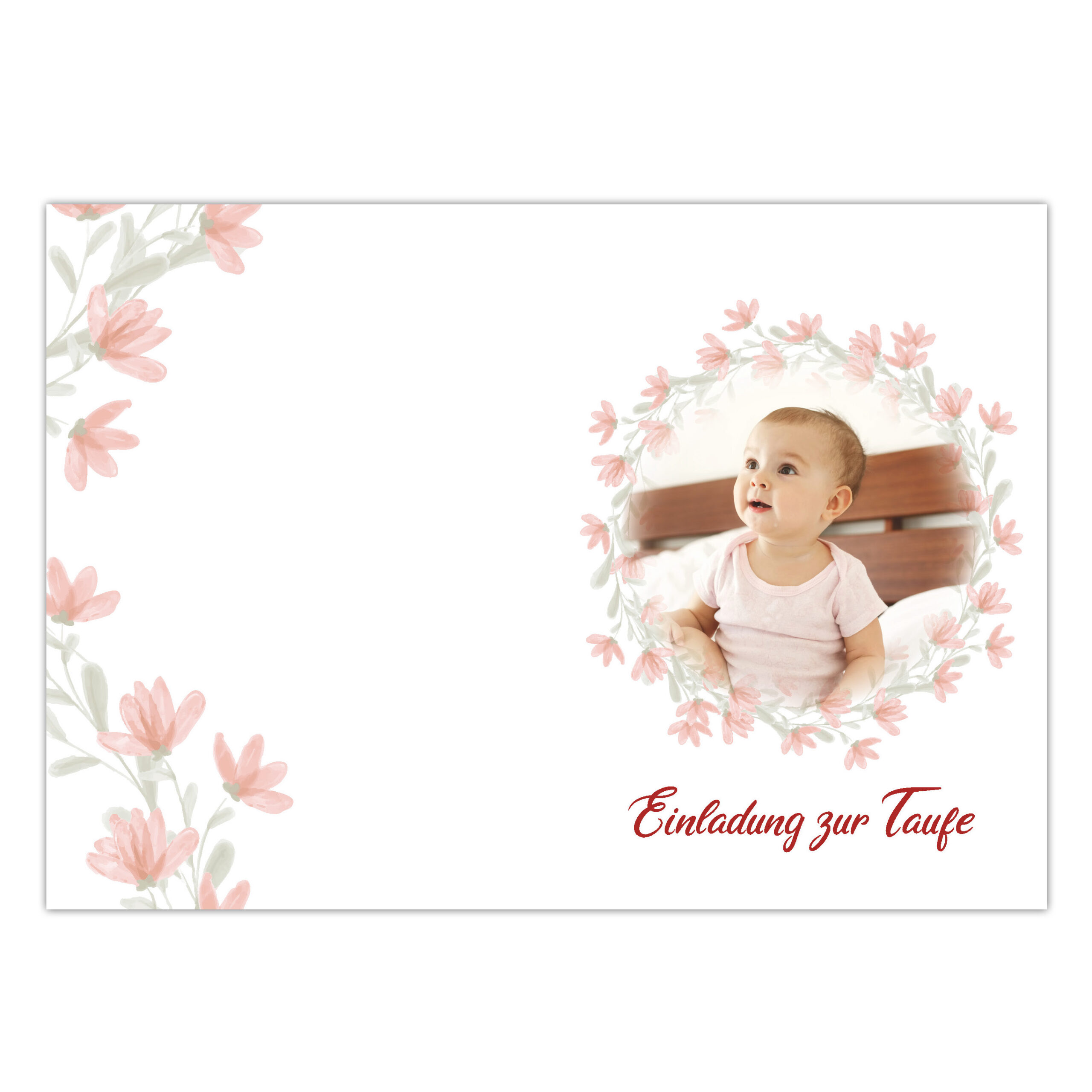 Karte Taufe A6 Seite 1 Karte Taufe A6 Seite 1