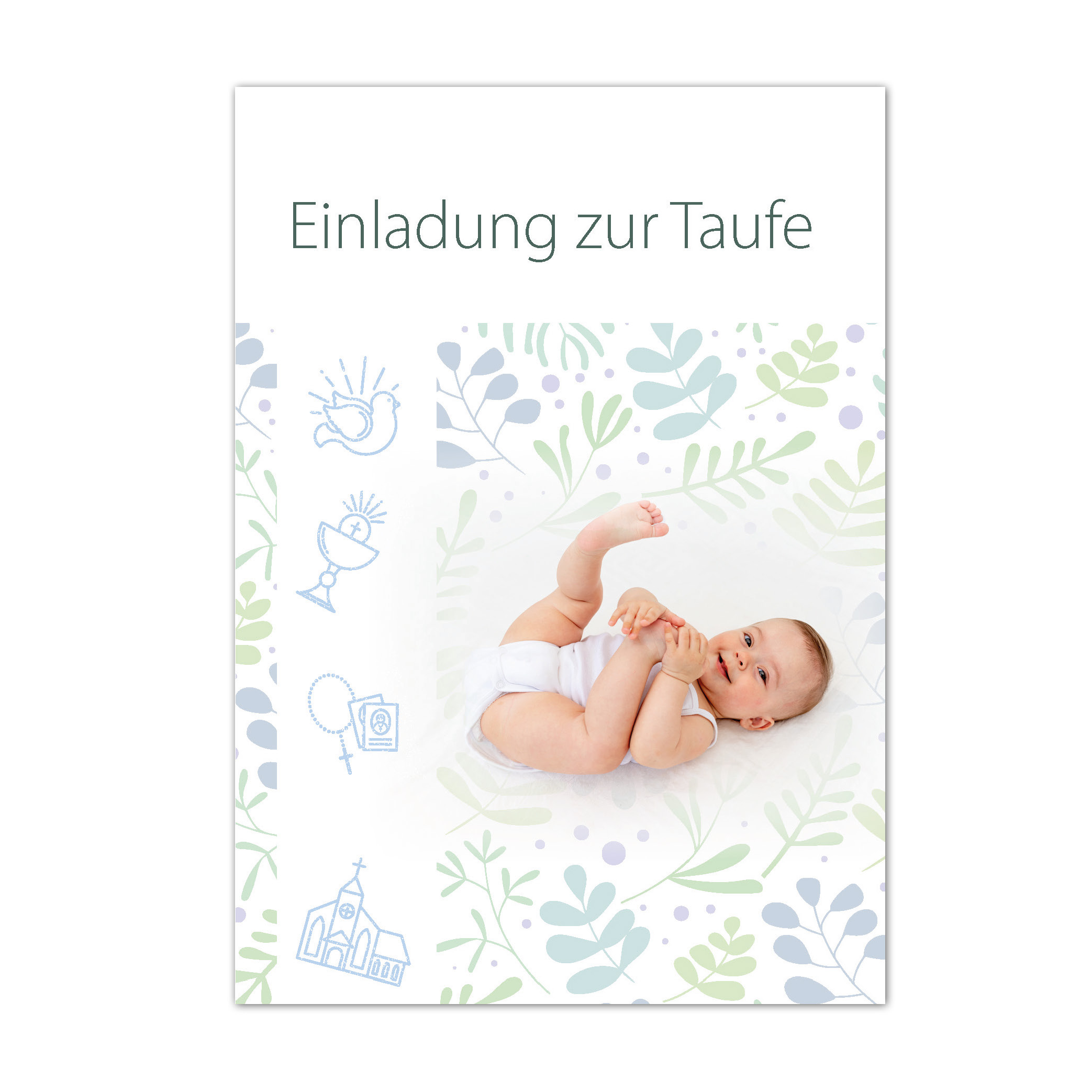 Karte Taufe A6 03 Front