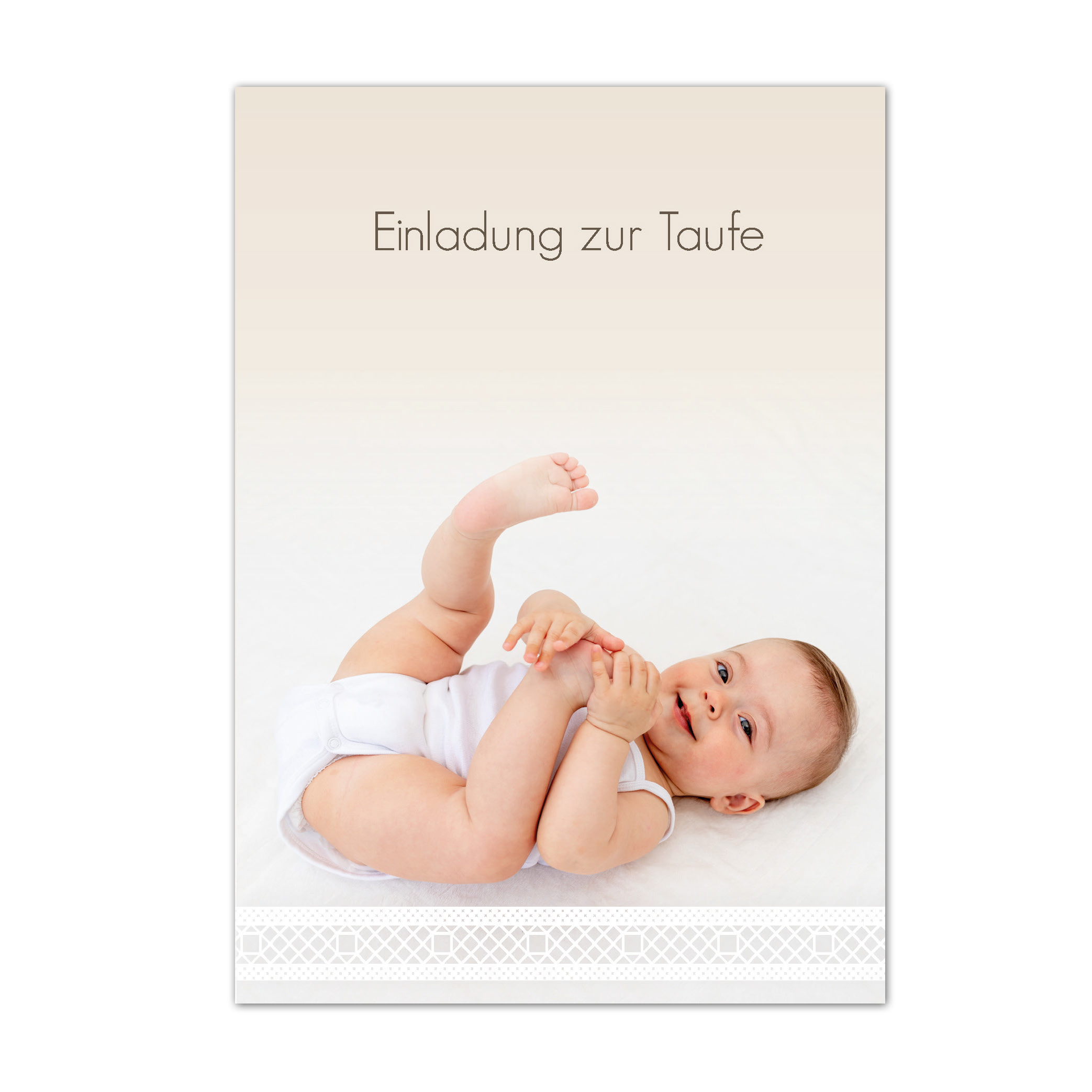 Karte Taufe A6 04 Front Karte Taufe A6 04 Front