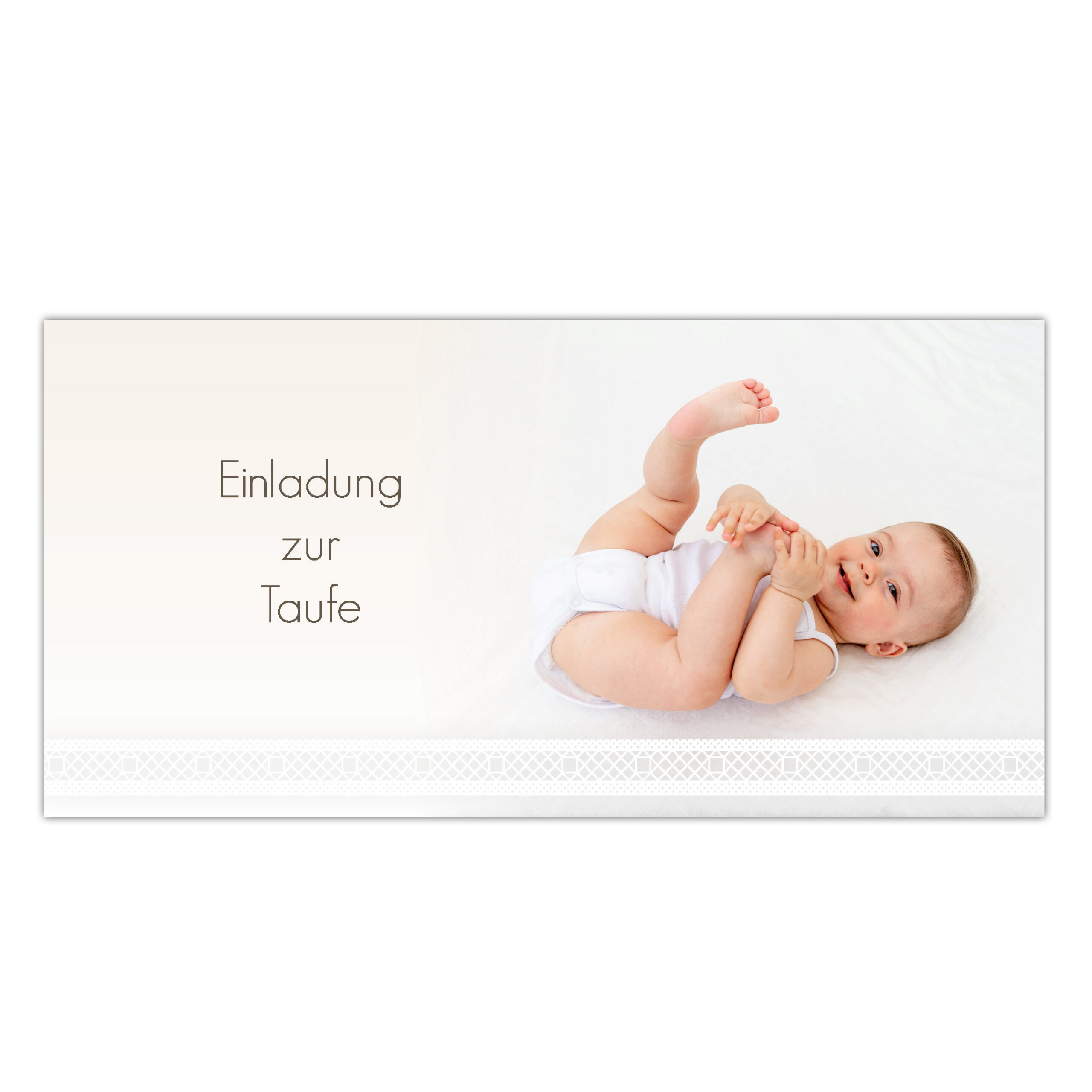 Karte Taufe DIN Lang 04 Front Karte Taufe DIN Lang 04 Front