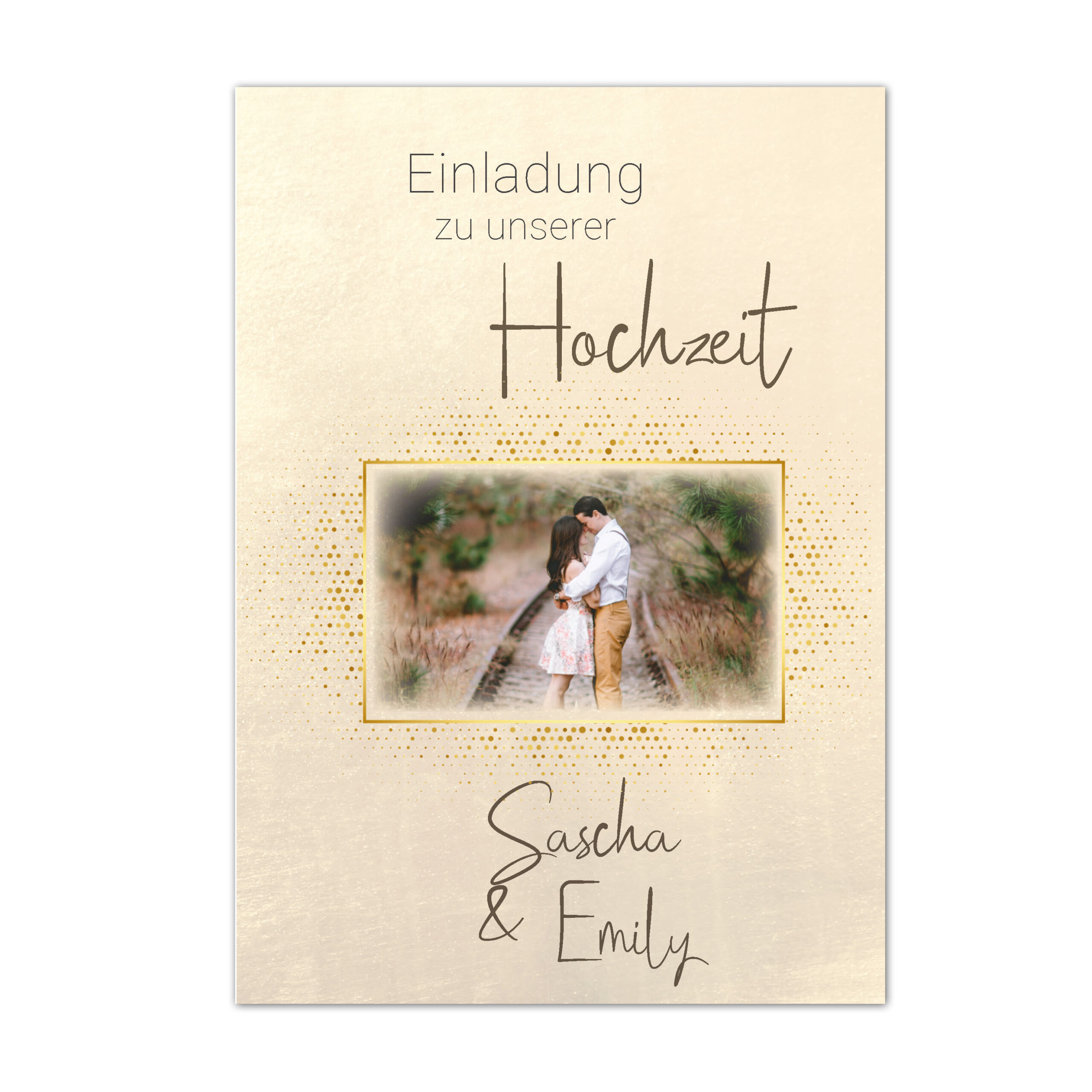 Hochzeitseinladung 02 Front Hochzeitseinladung 02 Front