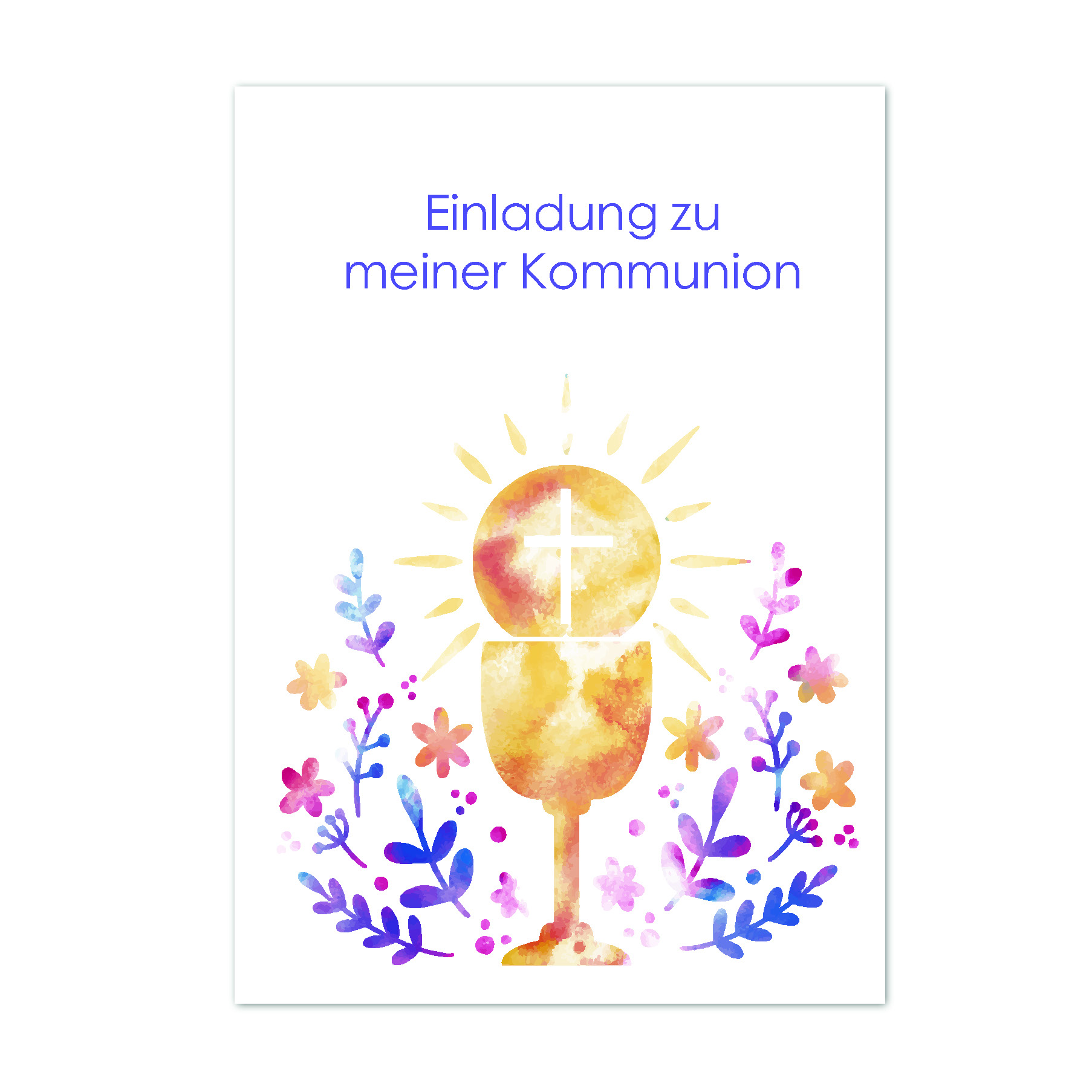 Kommunion A6 07 Front Kommunion A6 07 Front