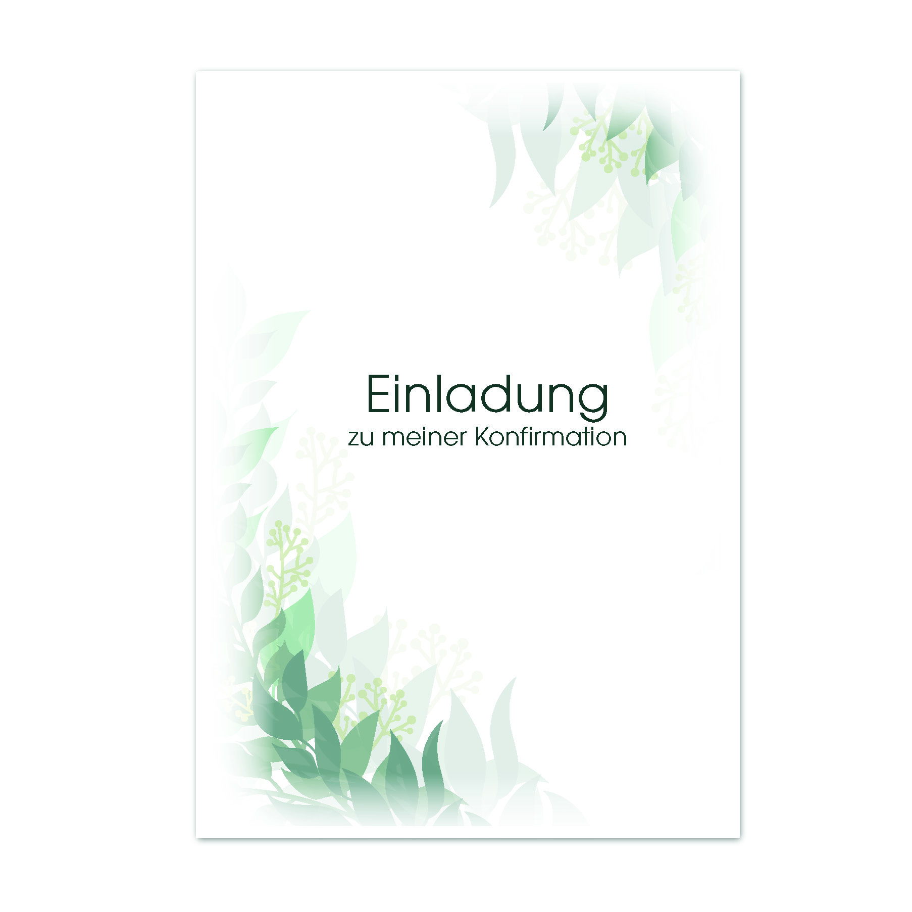Konfirmation 04 Front Konfirmation 04 Front
