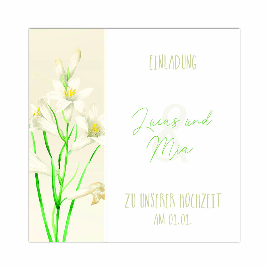 Hochzeitseinladung Quadrat Hochzeitseinladung Quadrat
