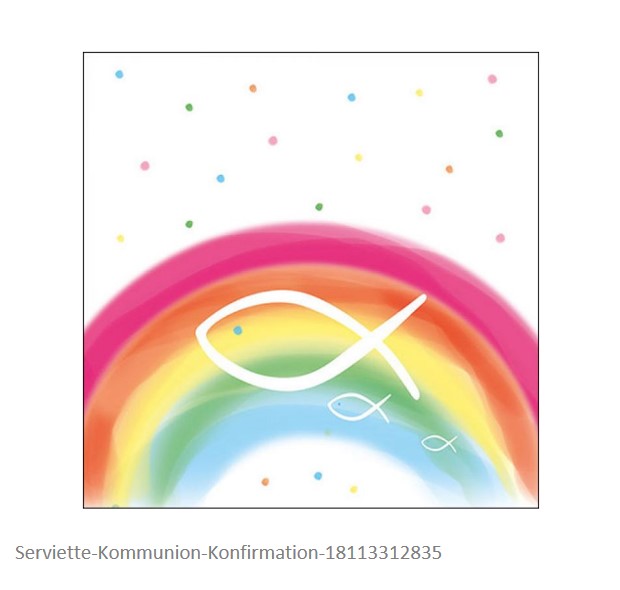 Serviette Kommunion-Konfirmation Serviette Kommunion-Konfirmation