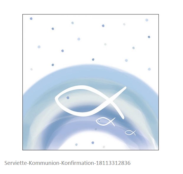 Serviette Kommunion-Konfirmation Serviette Kommunion-Konfirmation