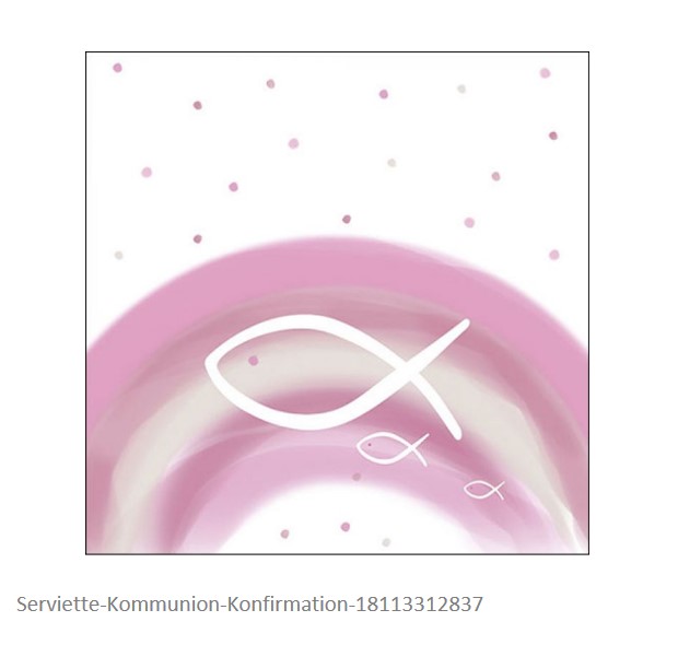 Serviette Kommunion-Konfirmation Serviette Kommunion-Konfirmation