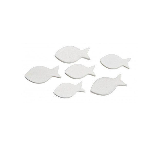 holzfisch streu weiß neu