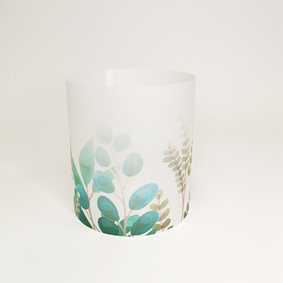 Tischlicht Blaetter in Ringform