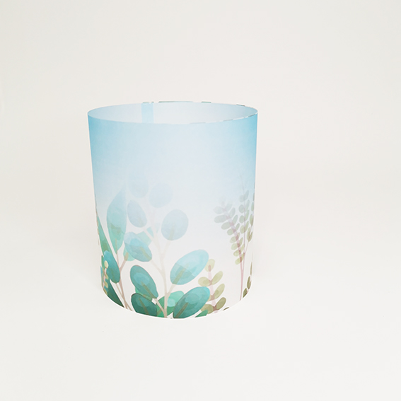 Tischlicht Blaetter in Ringform