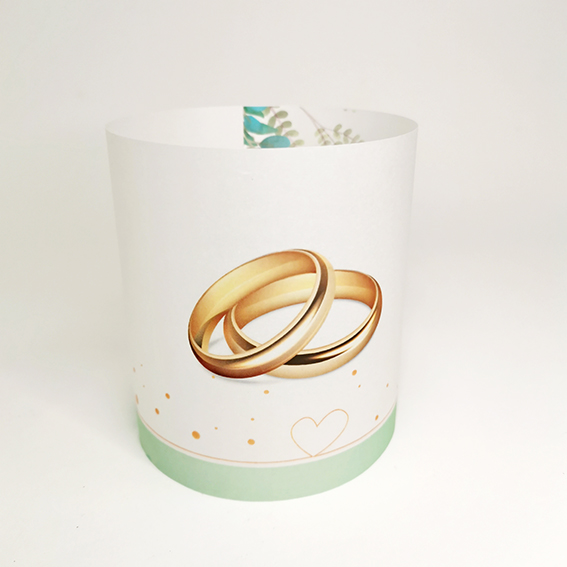 Tischlicht Eheringe in Ringform Tischlicht Eheringe in Ringform