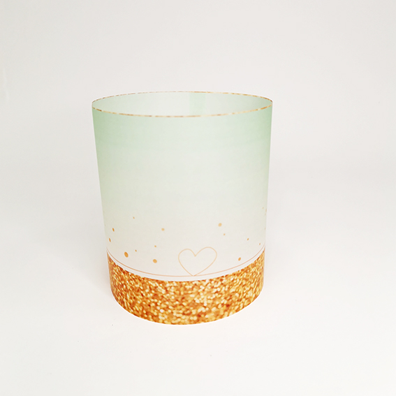 Tischlicht Herzen in Ringform